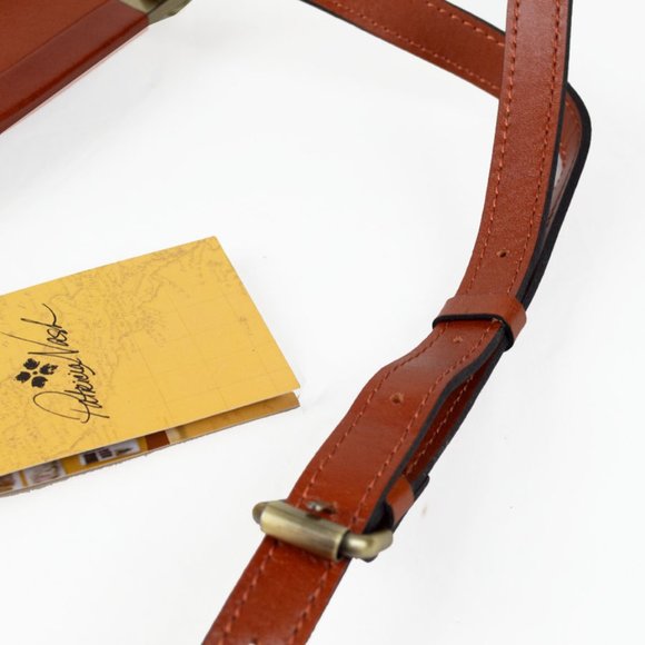 Patricia Nash Cinnamon Hand Cut Tooled Collection Veneto Floral Crossbod… - Picture 8 of 15